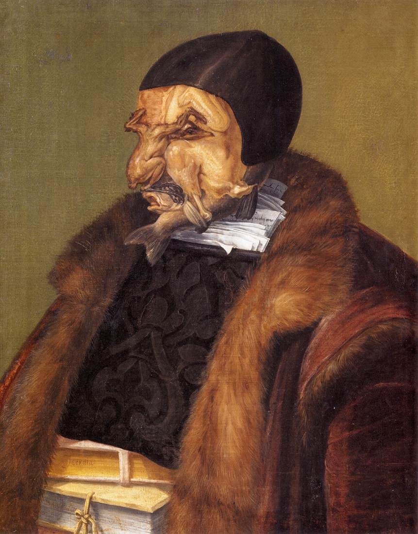 Juristen av Giuseppe Arcimboldo