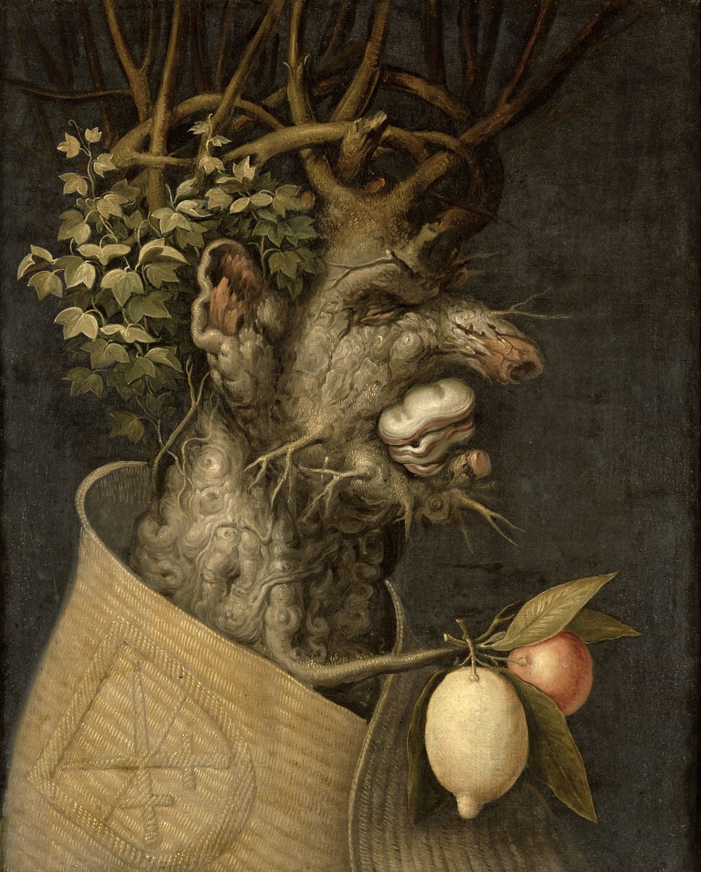 Vinter, av Giuseppe Arcimboldo