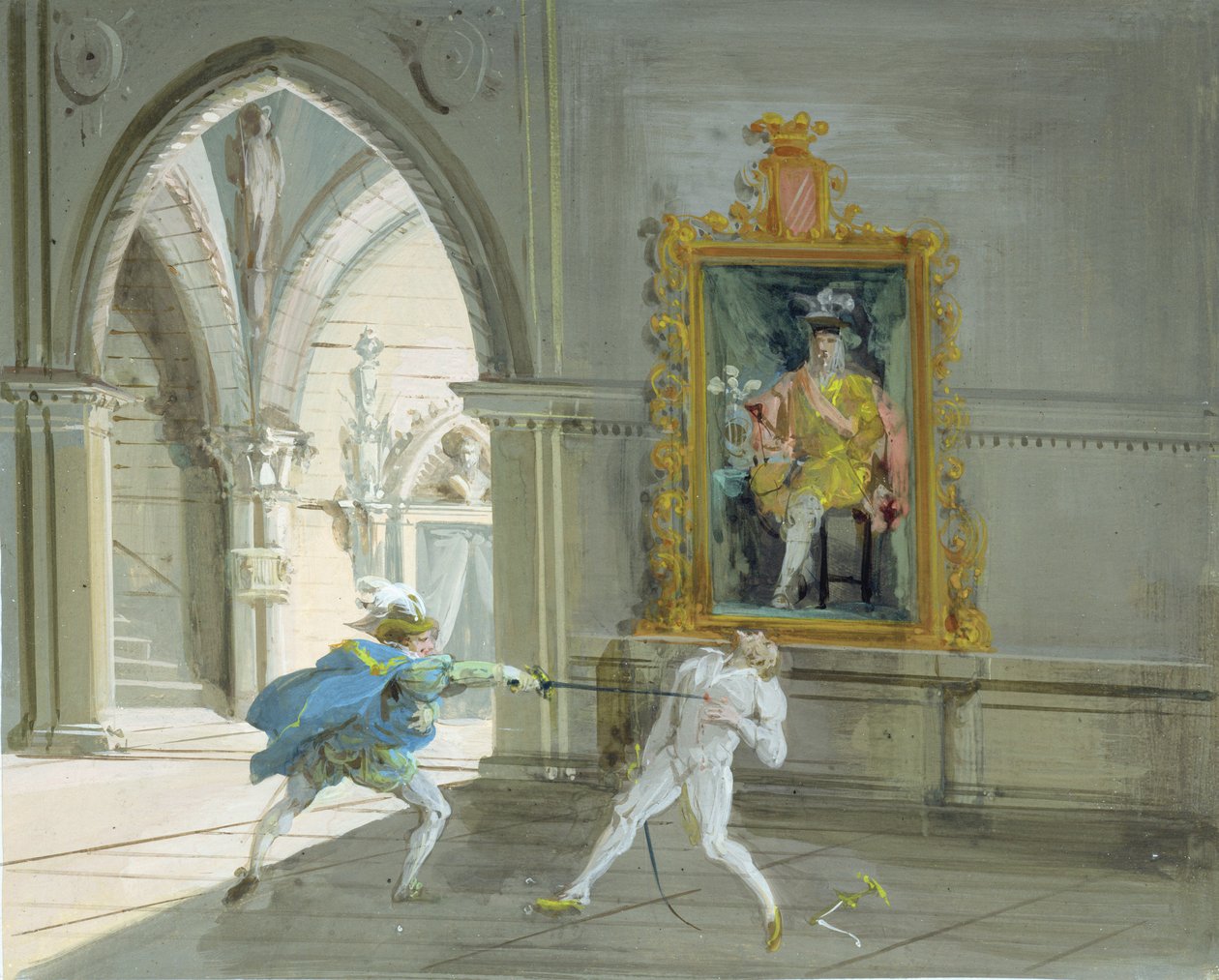 Don Juan, Duellen av Giuseppe Bernardino Bison