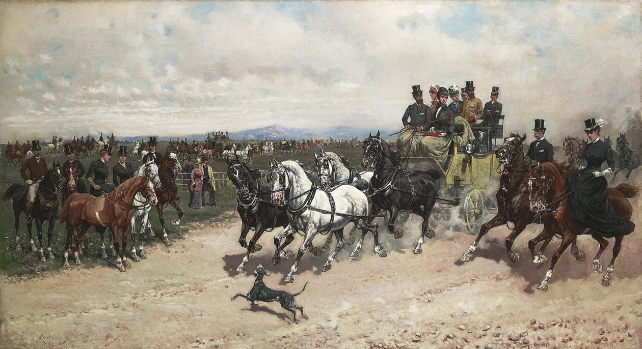 Returen fra Capannelle av Giuseppe Gabani
