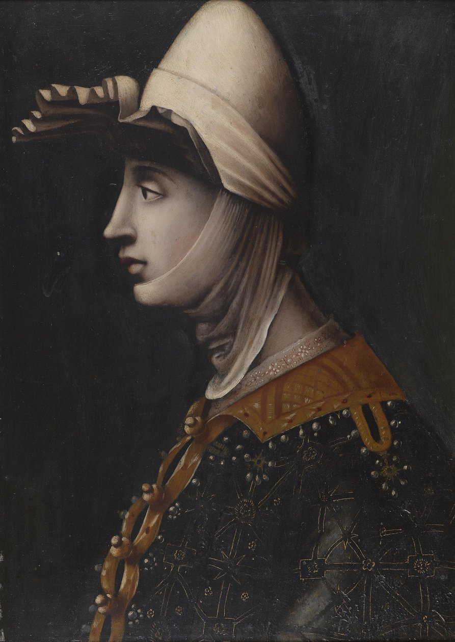 Portrett av Matilda fra Toscana av Giuseppe Rivelli