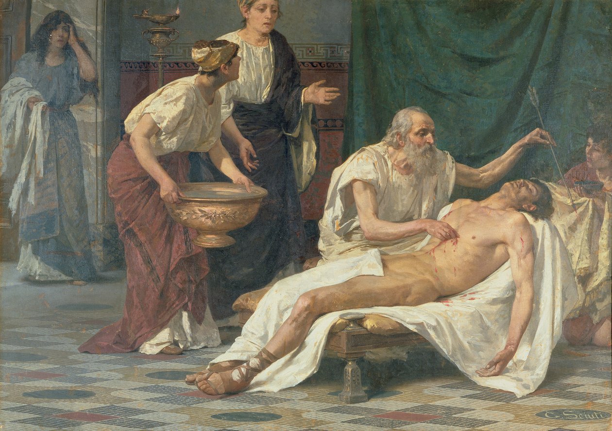 St. Sebastian av Giuseppe Sciuti