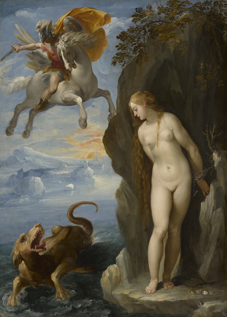 Perseus redder Andromeda av Giuseppe Cesari
