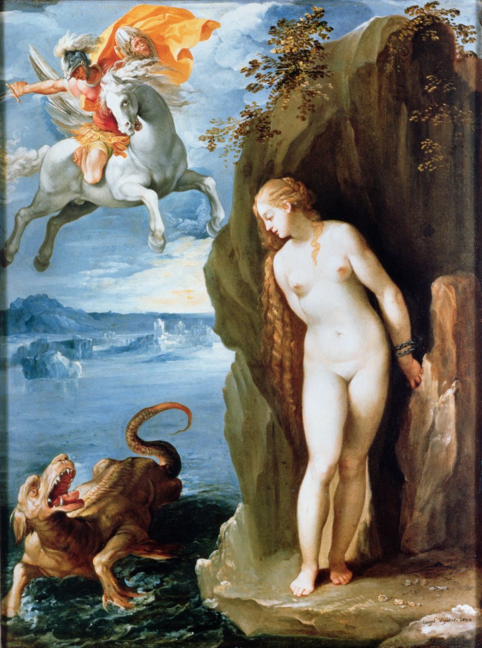 Perseus redder Andromeda av Giuseppe Cesari