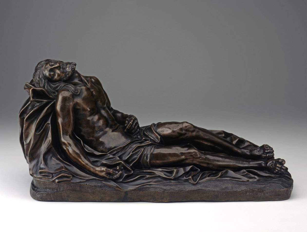 Avsatt Kristus, ca. 1670-1680 (bronse) av Giuseppe (attr.to) Mazzolini