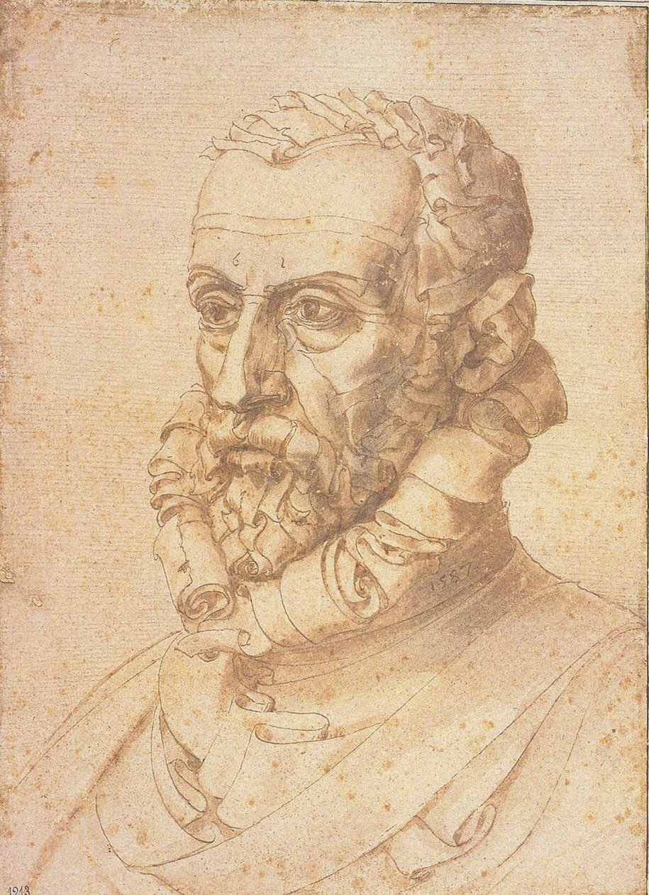 Selvportrett Man of Letters, 1587. av Giuseppe Arcimboldo
