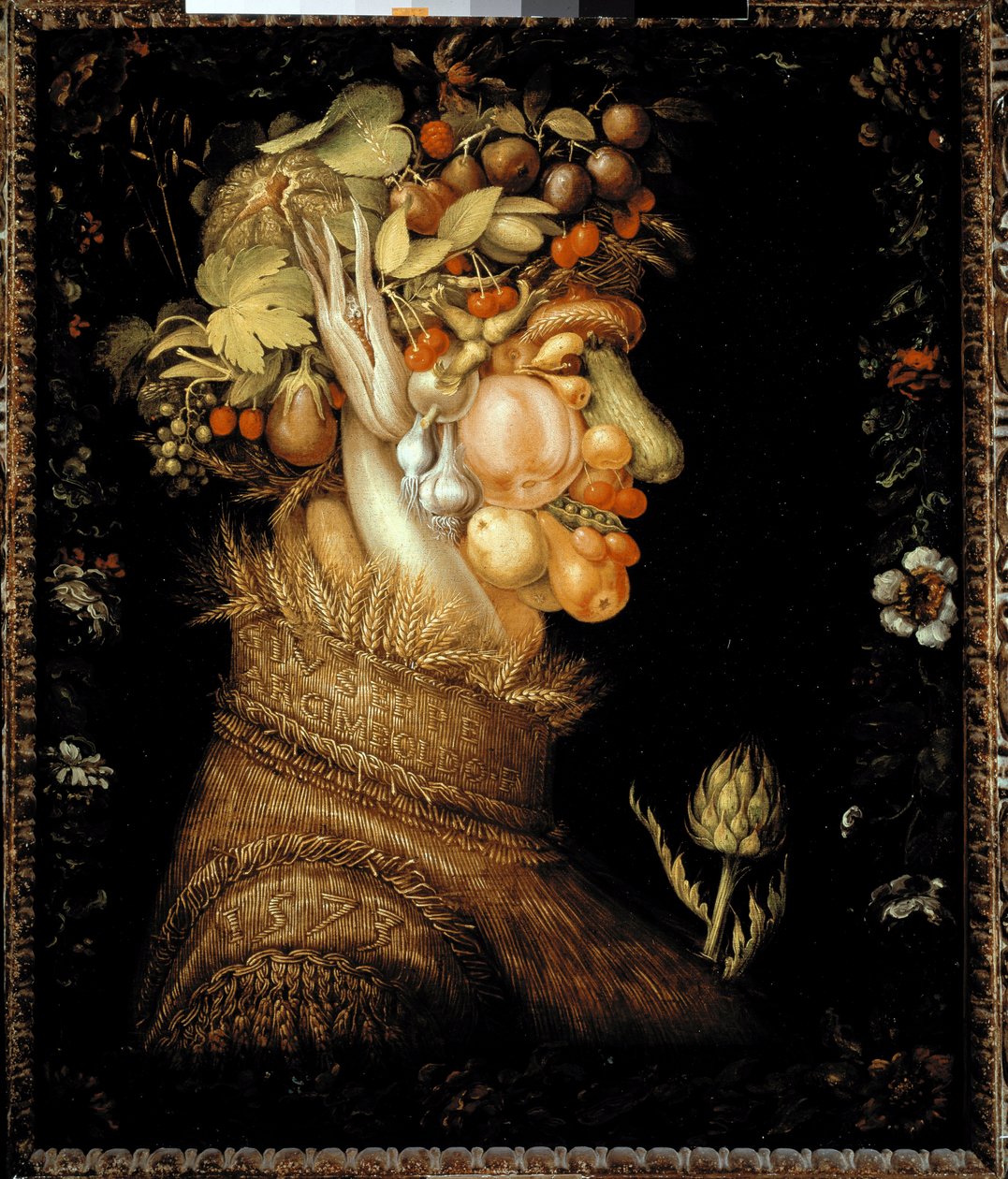 Sommer (olje på lerret av Giuseppe Arcimboldo