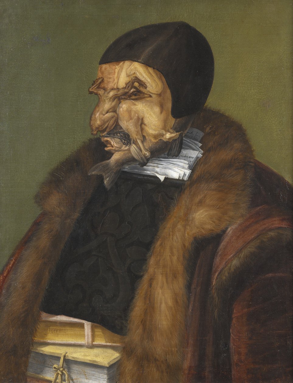 Advokaten, 1566 av Giuseppe Arcimboldo