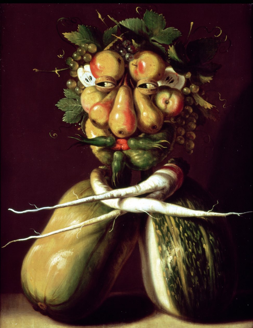 Snodig portrett av Giuseppe Arcimboldo