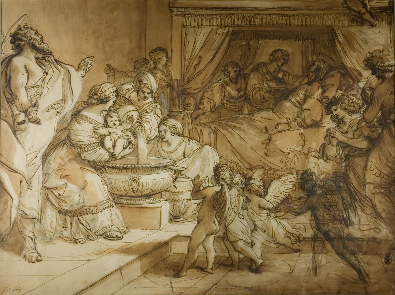 Jomfruens fødsel av Giuseppe Cades