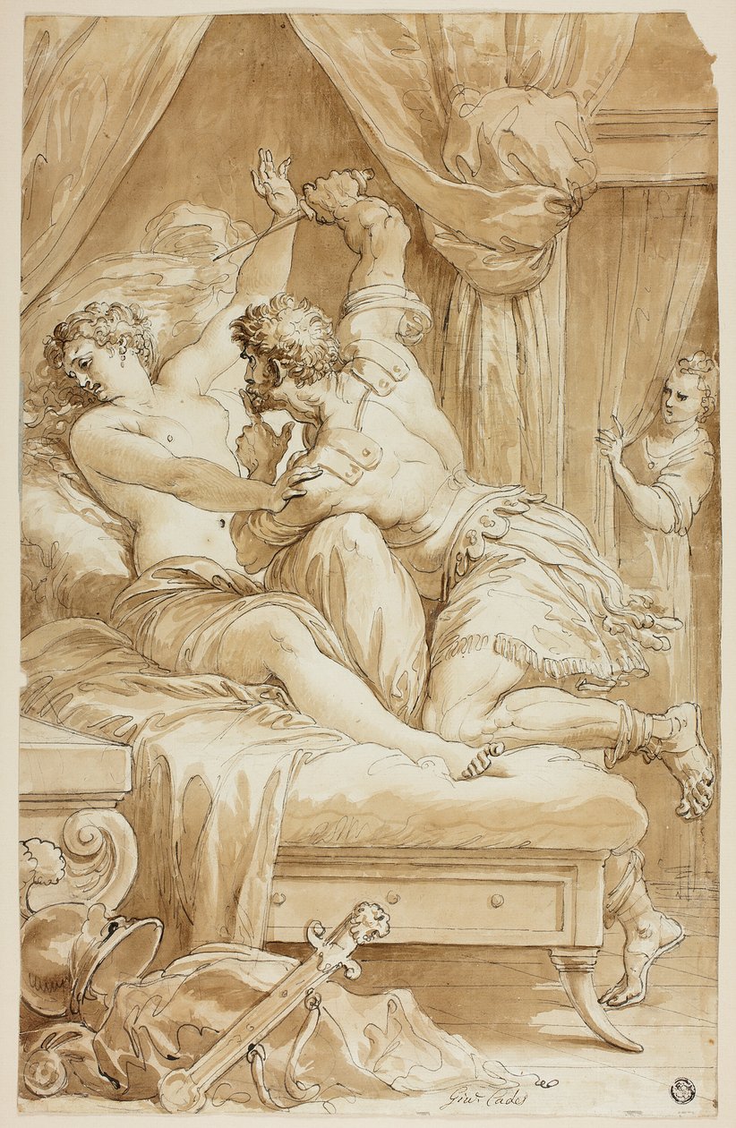 Voldtekt av Lucretia av Giuseppe Cades