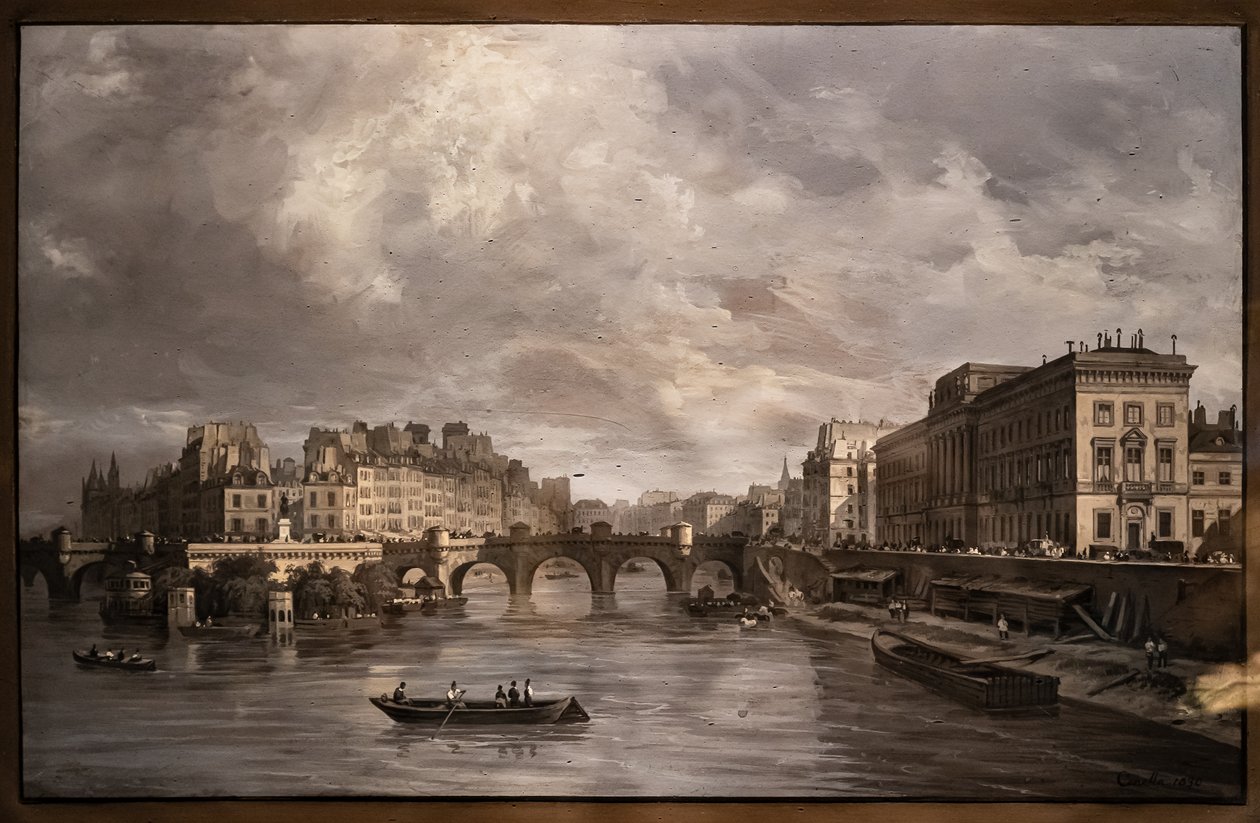 Utsikt over Pont Neuf av Giuseppe Canella