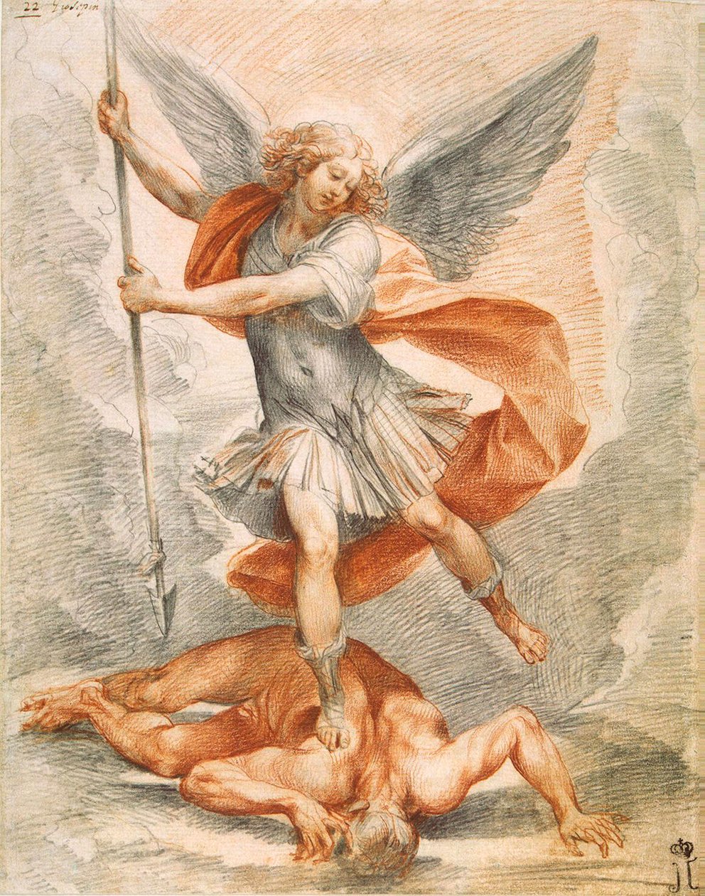 Erkeengelen Mikael, c1629-1630. av Giuseppe Cesari