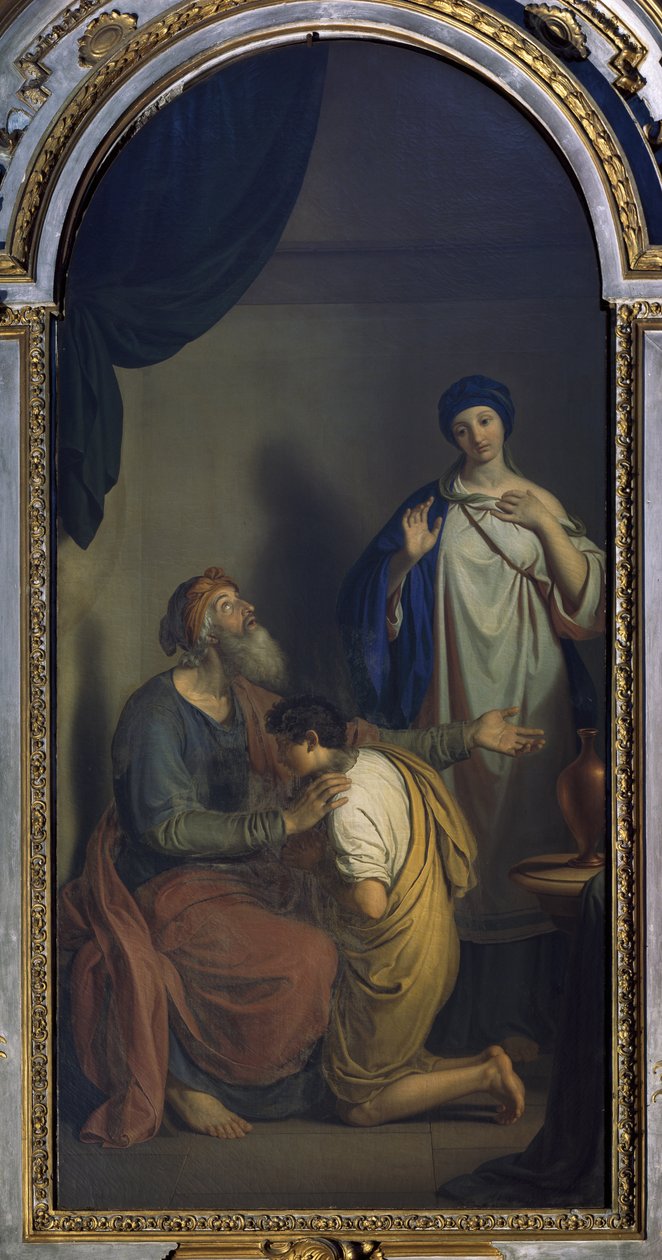 Isak velsigner Jakob, av Giuseppe Diotti av Giuseppe Diotti