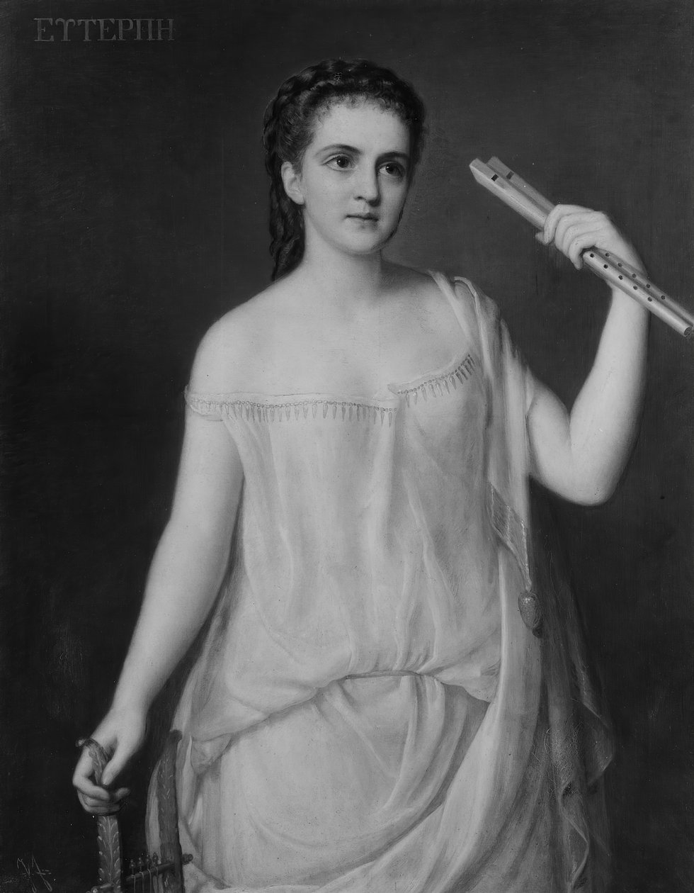 Euterpe, 1869. av Giuseppe Fagnani