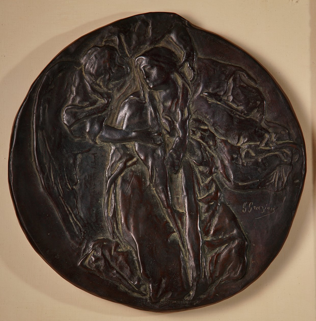 Bebudelsen (bronse) av Giuseppe Graziosi