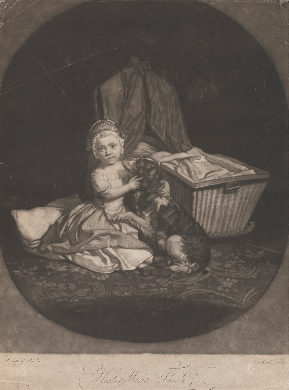 Hester Maria Thrale av Giuseppe Marchi