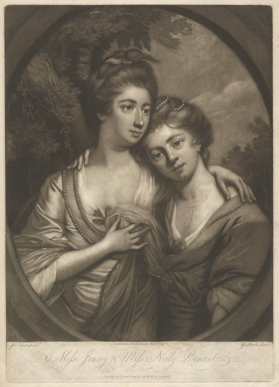 Frøken Jenny & Frøken Nelly Bennet av Giuseppe Marchi