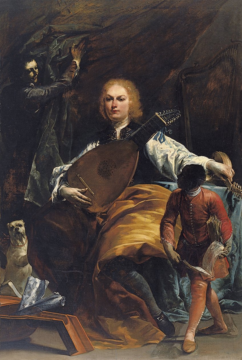 Portrett av grev Fulvio Grati av Giuseppe Maria Crespi