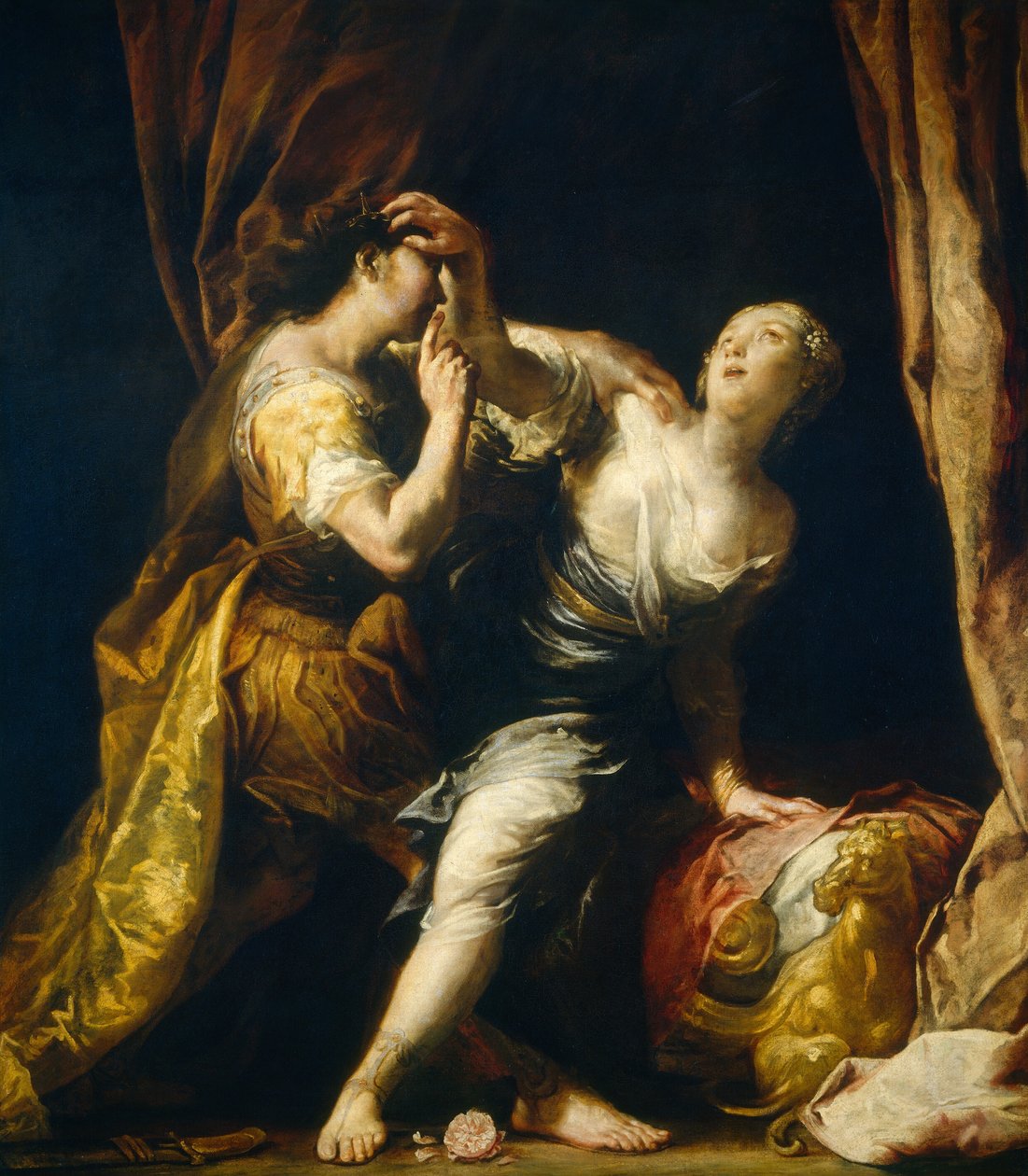 Tarquin og Lucretia, ca. 16951700. av Giuseppe Maria Crespi