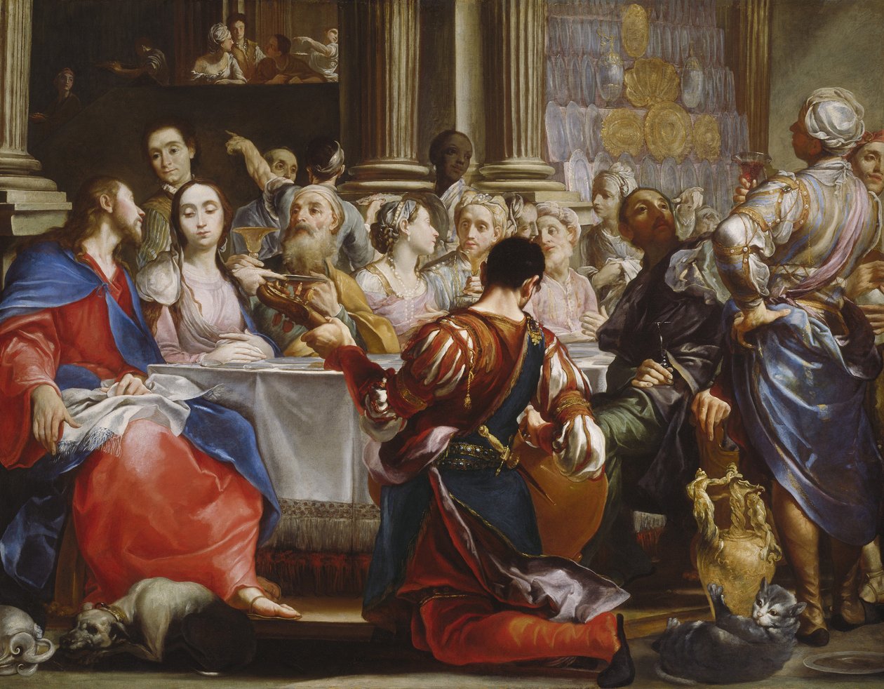 Bryllupet i Cana, ca. 1686 av Giuseppe Maria Crespi