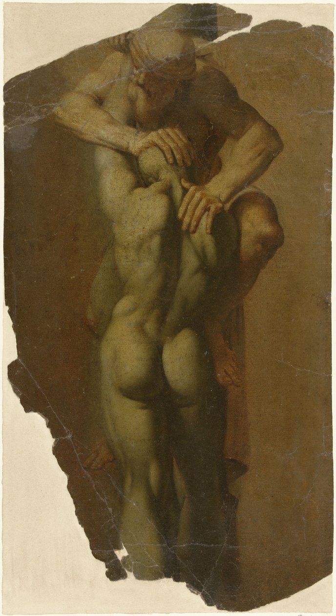 Twee cariatiden av Giuseppe Maria Crespi