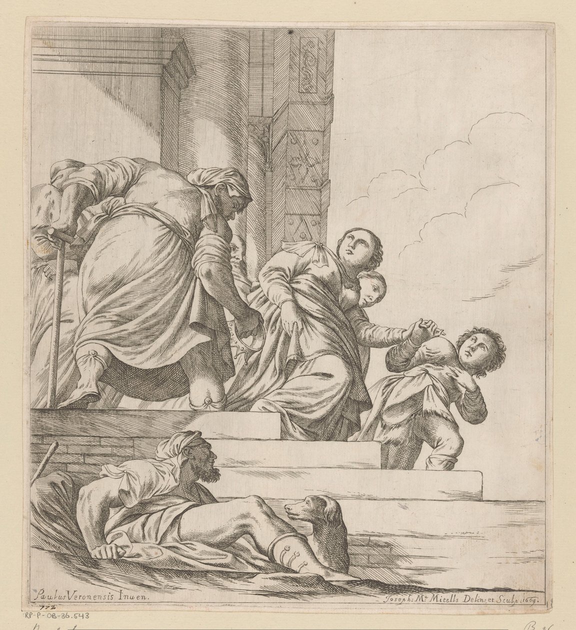 Dronning Vashti er forvist av Giuseppe Maria Mitelli