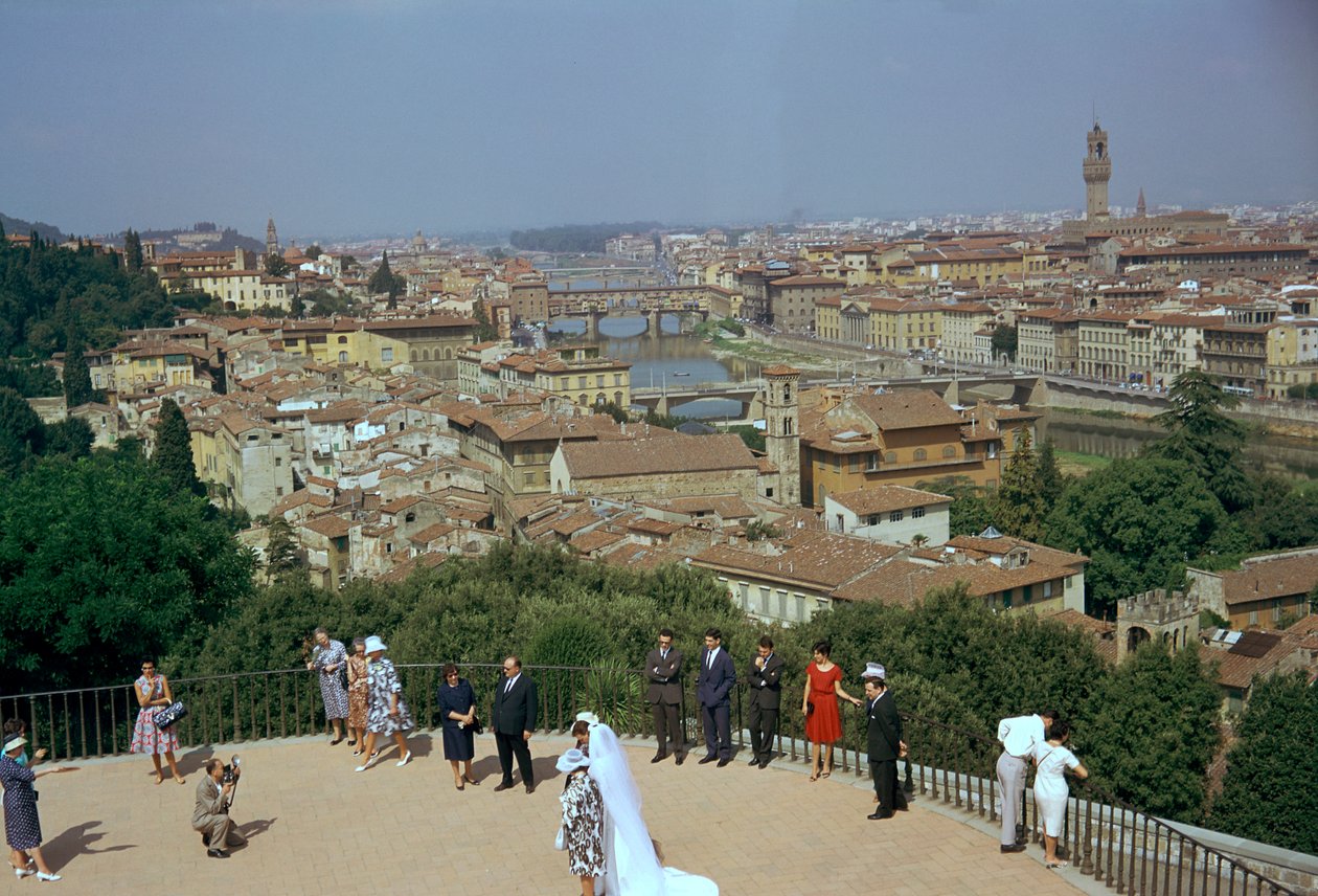 Firenze fra Piazza Michelangelo av Giuseppe Poggi