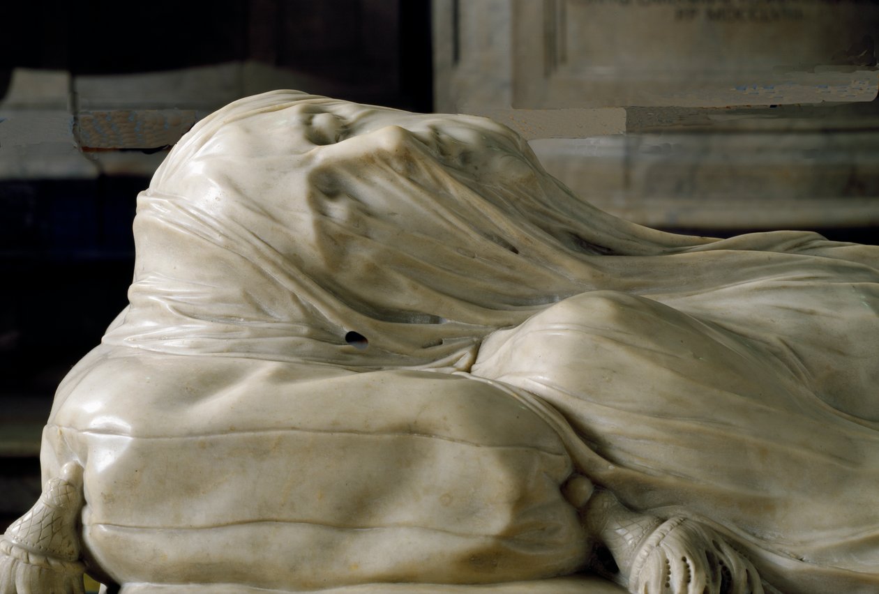 Den tilslørte Kristus av Giuseppe Sanmartino
