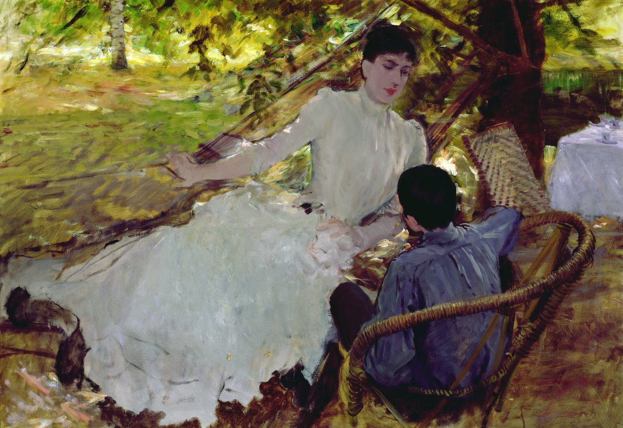 I Hammock II, 1884 av Giuseppe de Nittis