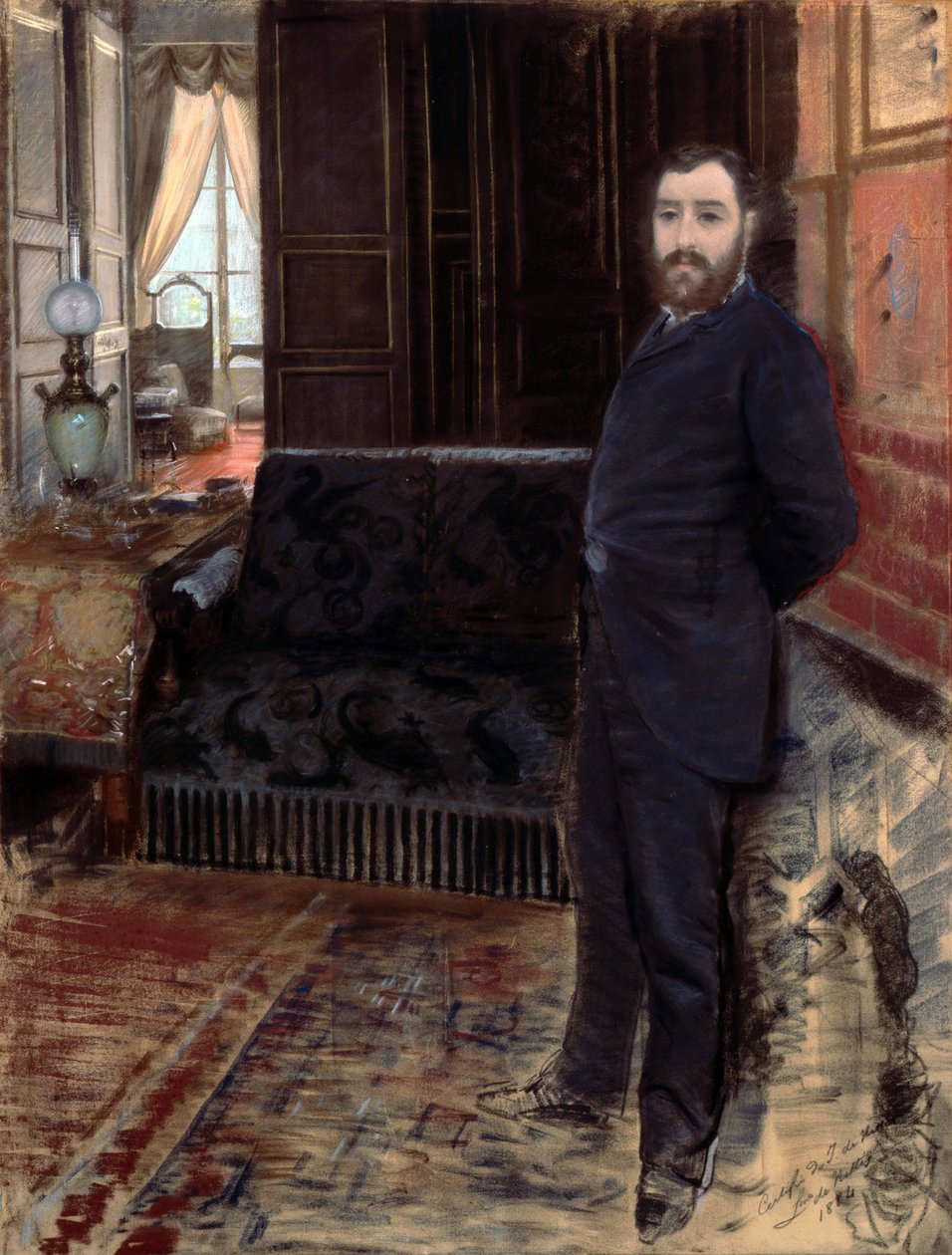 Selvportrett av Giuseppe de Nittis