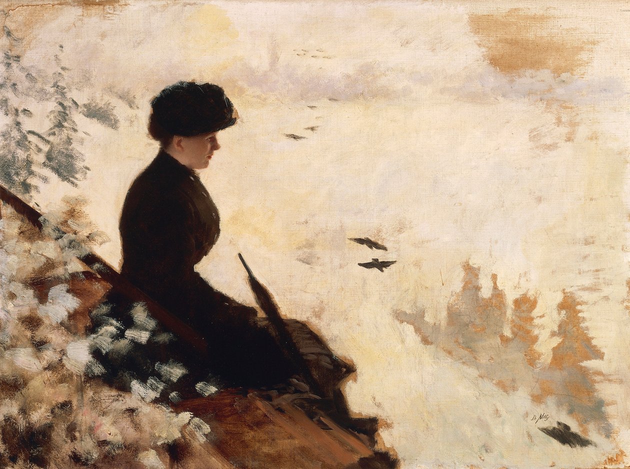 Snøeffekt av Giuseppe or Joseph de Nittis