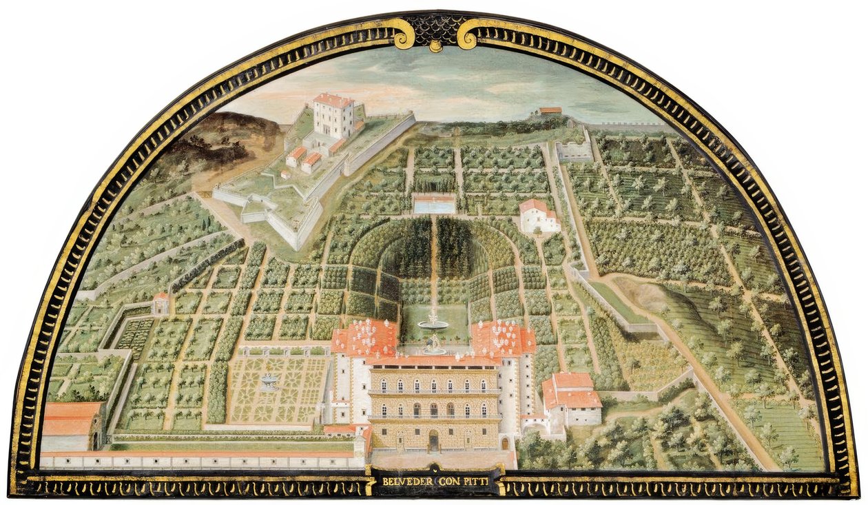 Palazzo Pitti av Giusto Utens