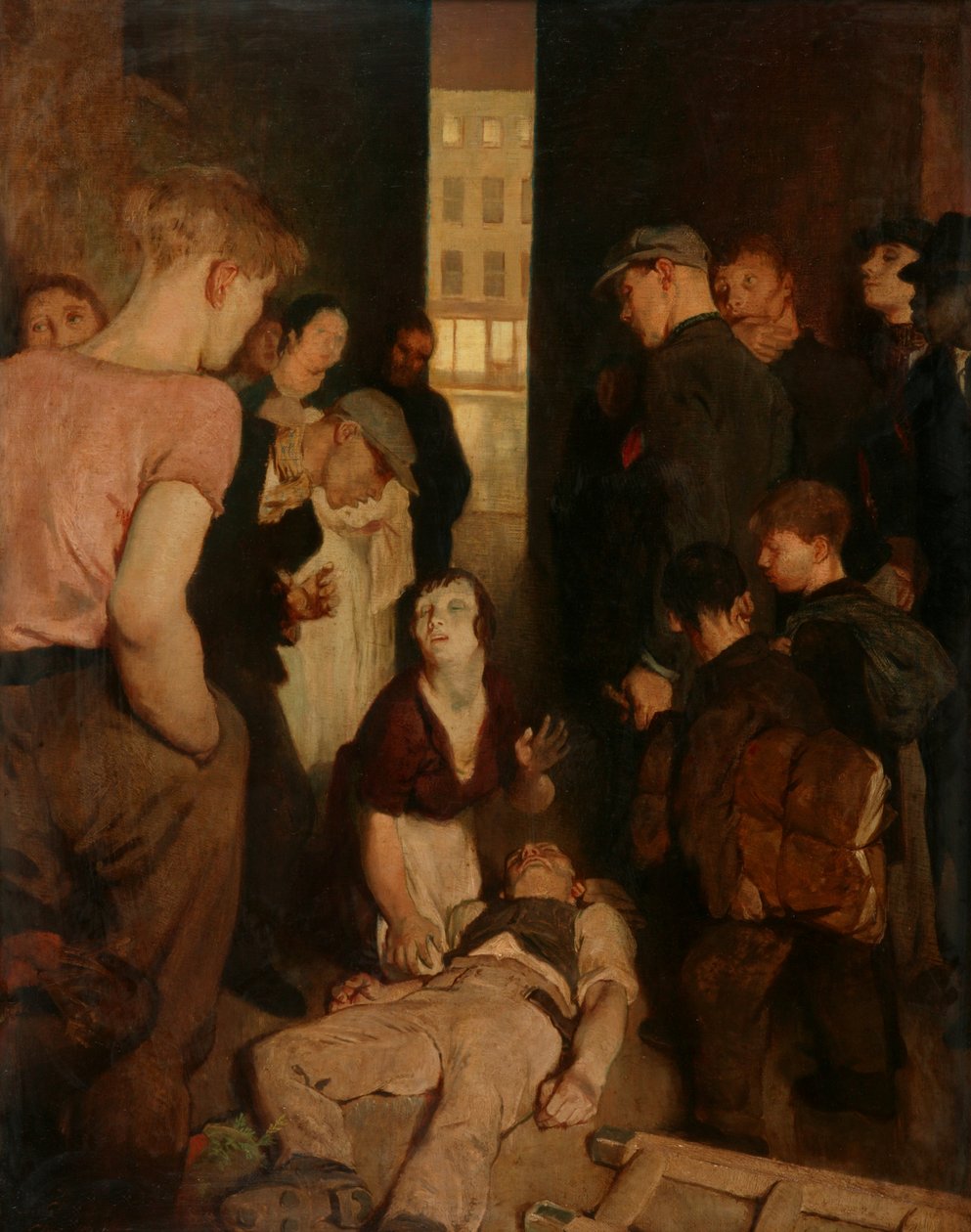 En gateulykke av Glyn Warren Philpot