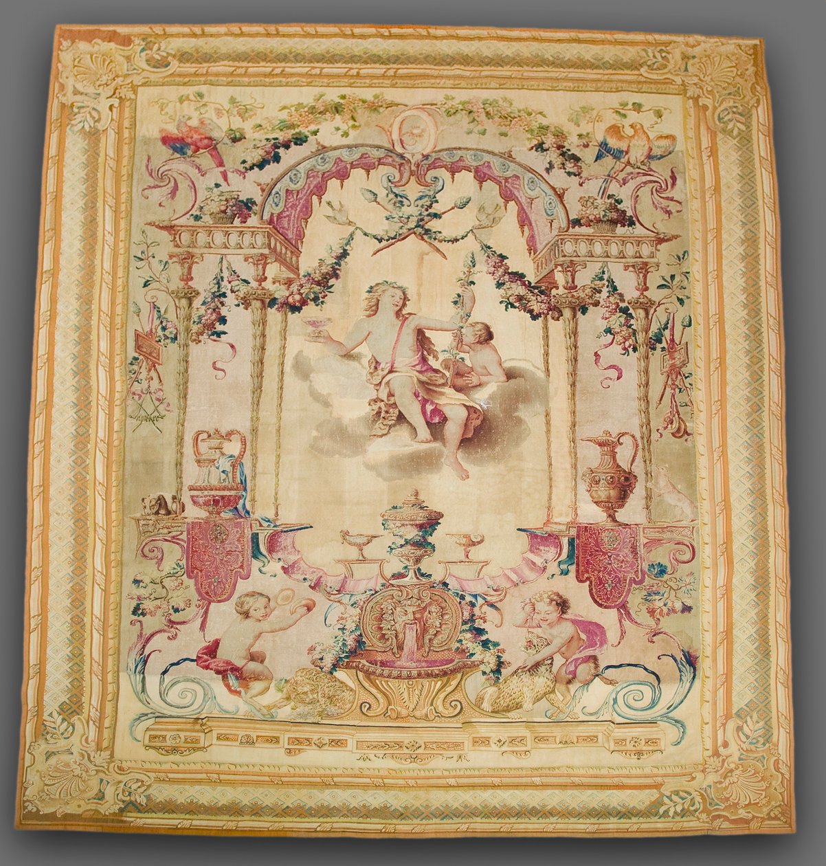 Årstider: Høst, Bacchus, 1700-tallet. av Gobelins