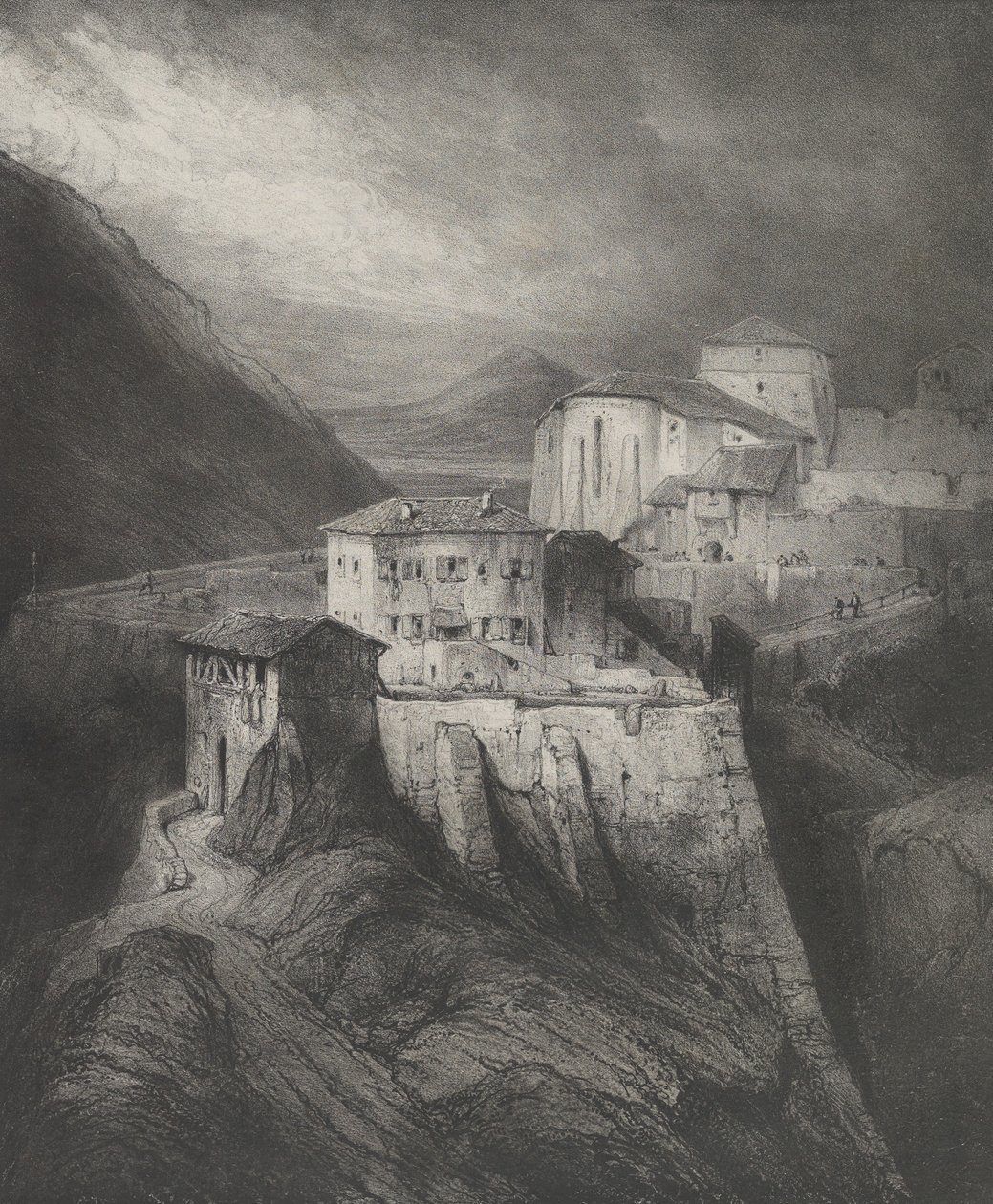 Saint Jean-kirken, Thiers, 1831. av Godefroy Engelmann