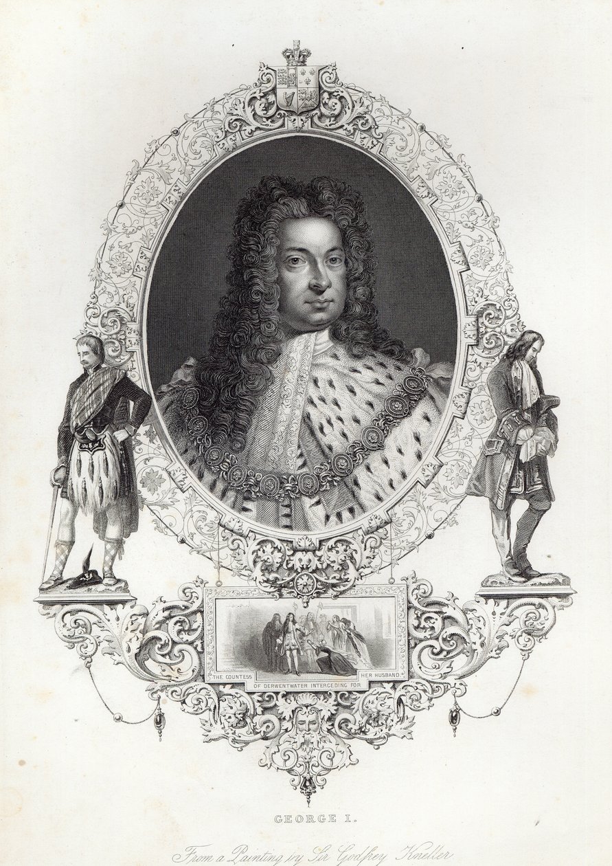 George I av Godfrey Kneller