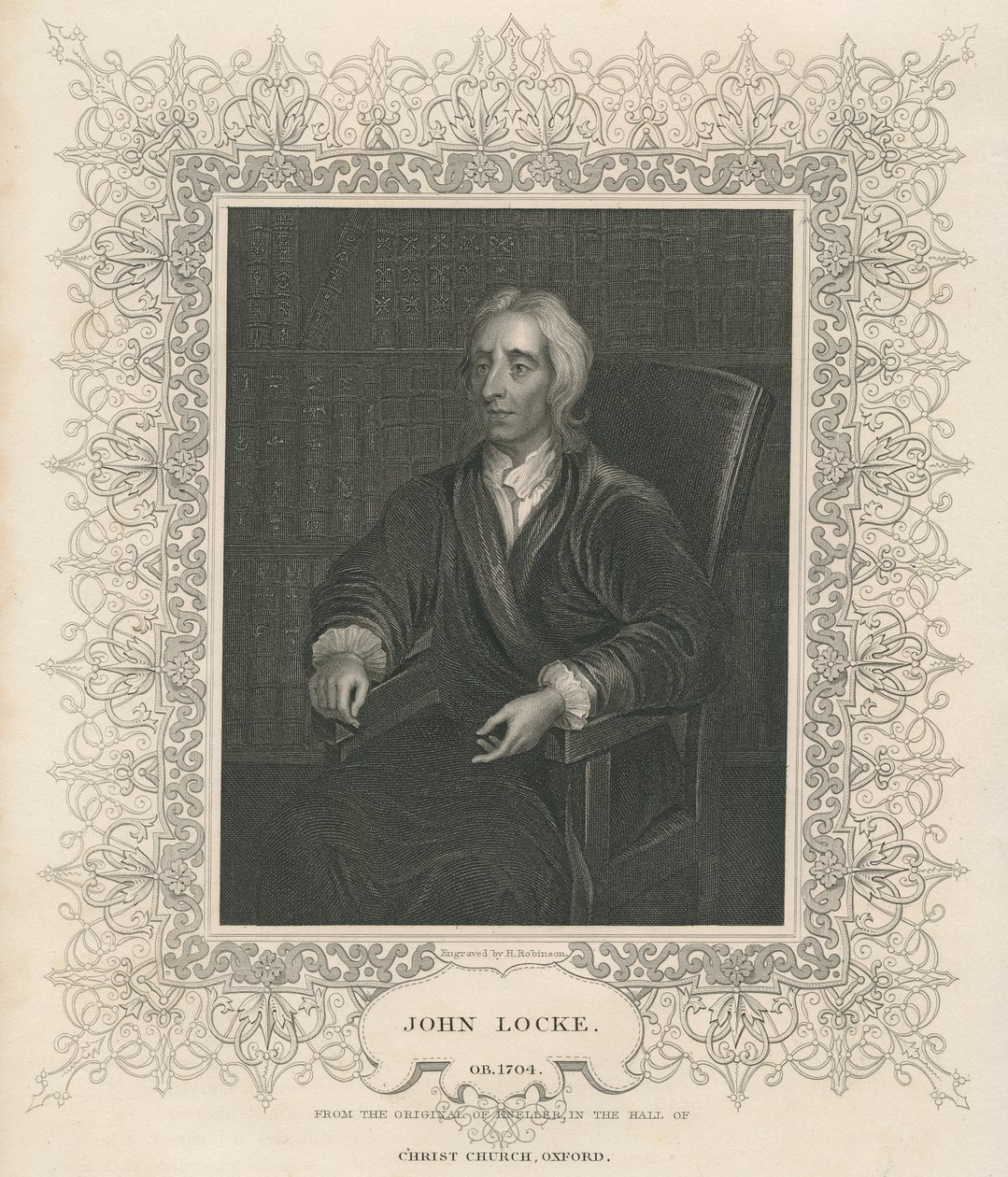 John Locke (1632-1704) av Godfrey Kneller