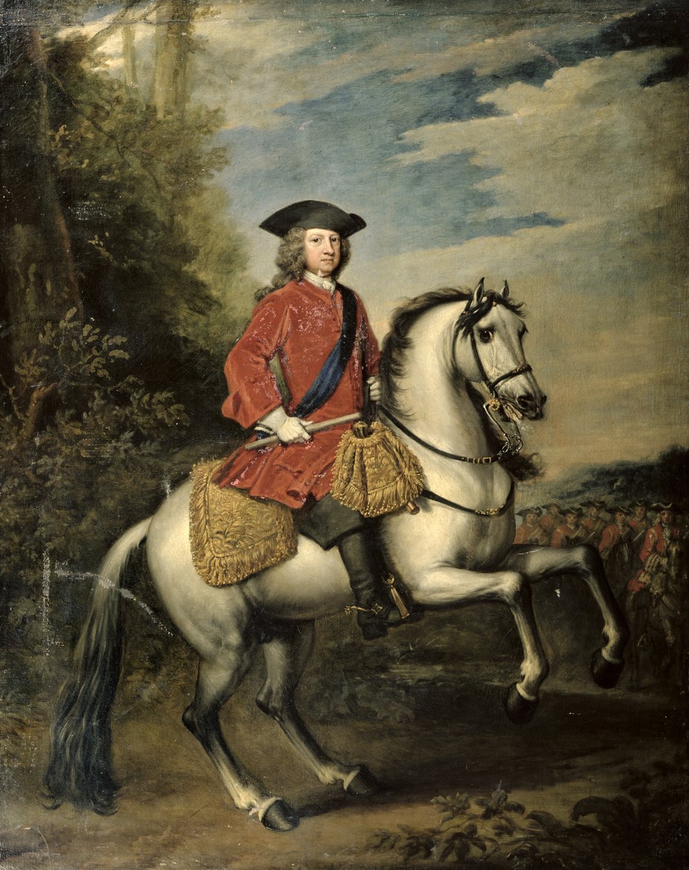 Portrett av kong George I, 1717 av Godfrey Kneller