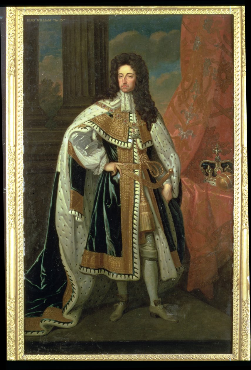 Portrett av kong Vilhelm III (1650-1702) av Godfrey Kneller
