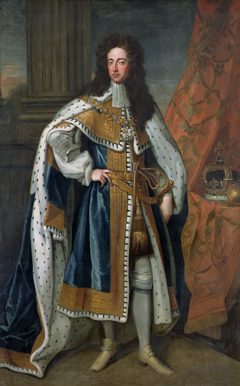 Portrett av William III (1650-1702) av Orange (se også 194651) av Godfrey Kneller