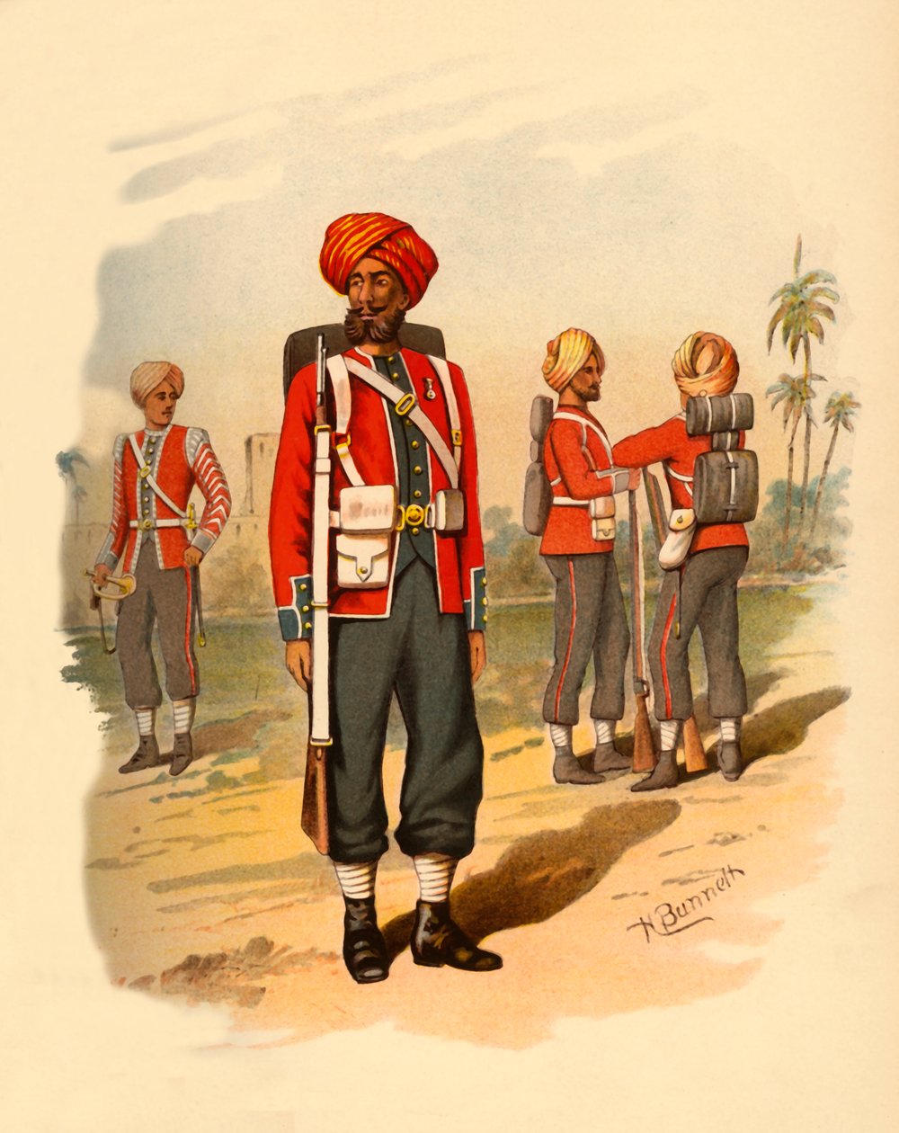 15. sikher, 1890. av Godfrey Douglas Giles