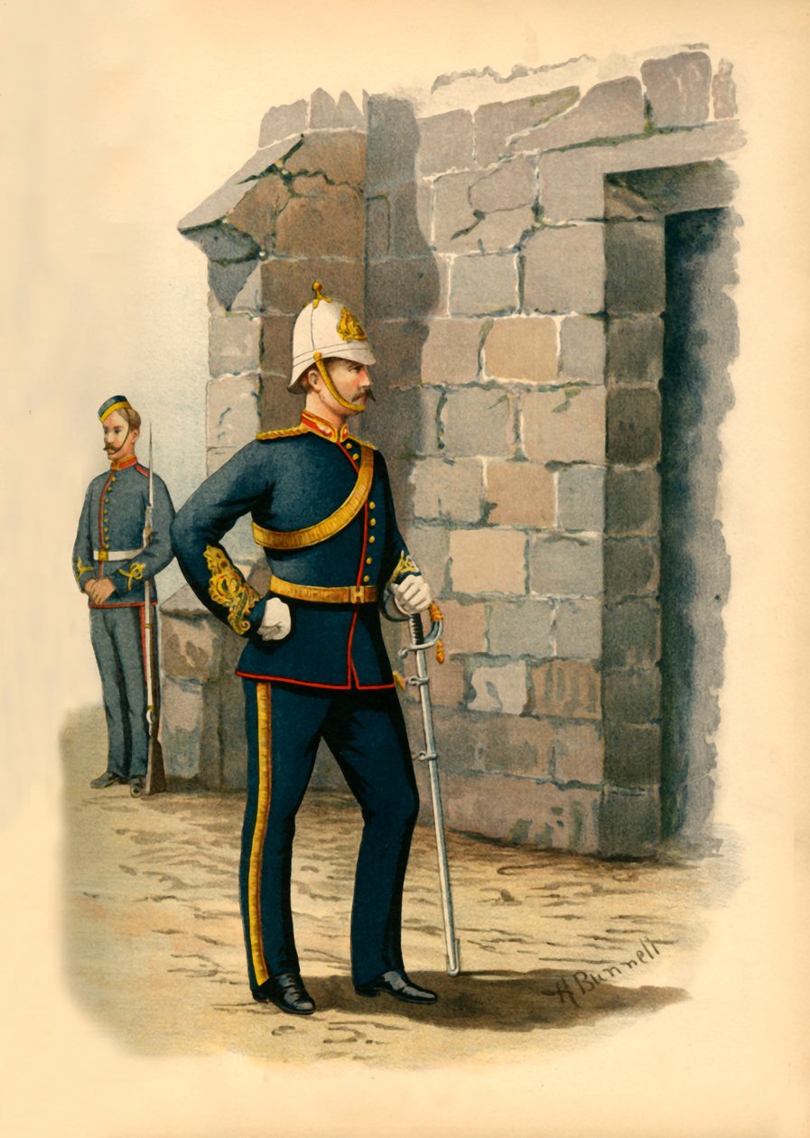 Halifax Garnison Artillery, 1890. av Godfrey Douglas Giles