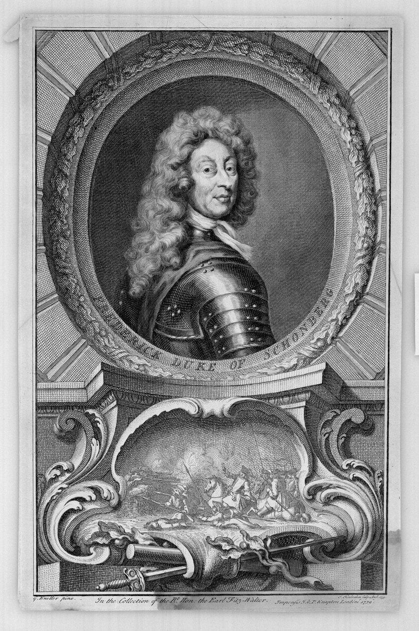 Fredrik hertug av Schomberg av Godfrey Kneller