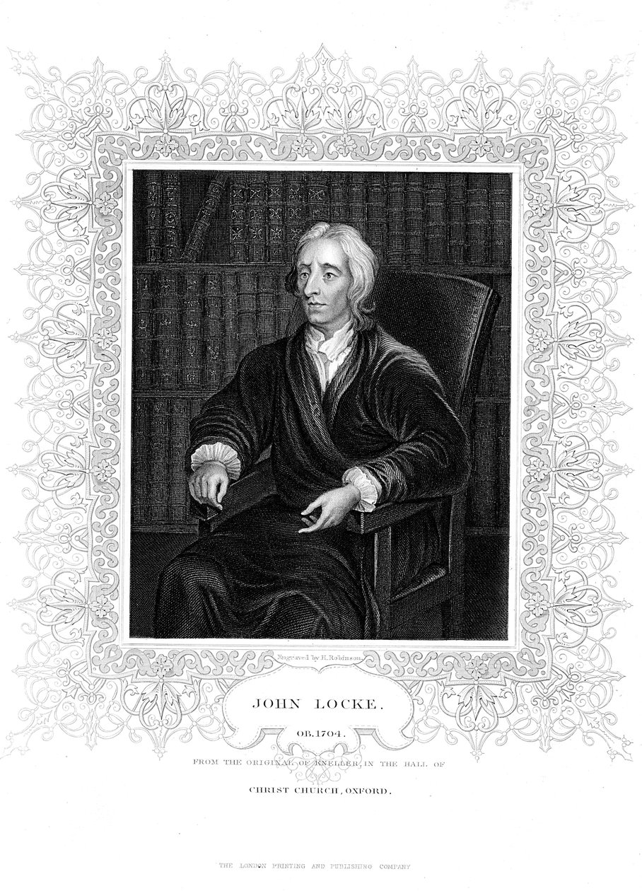 John Locke, engelsk filosof, c1680-1704 av Godfrey Kneller