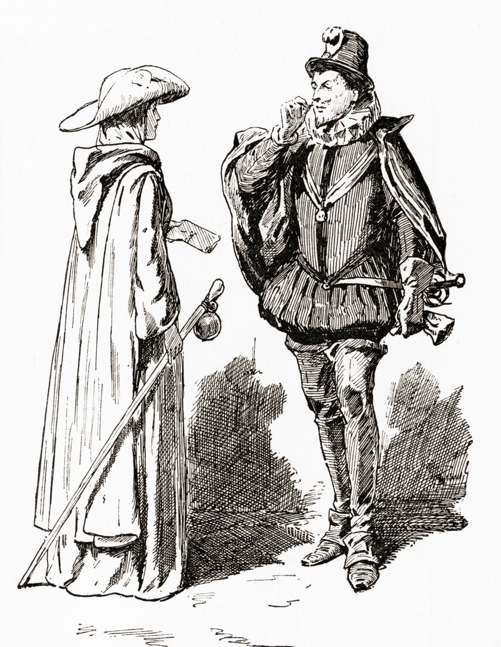 En scene fra William Shakespeares skuespill All