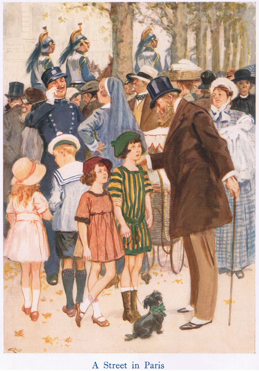 En gate i Paris av Gordon Frederick Browne