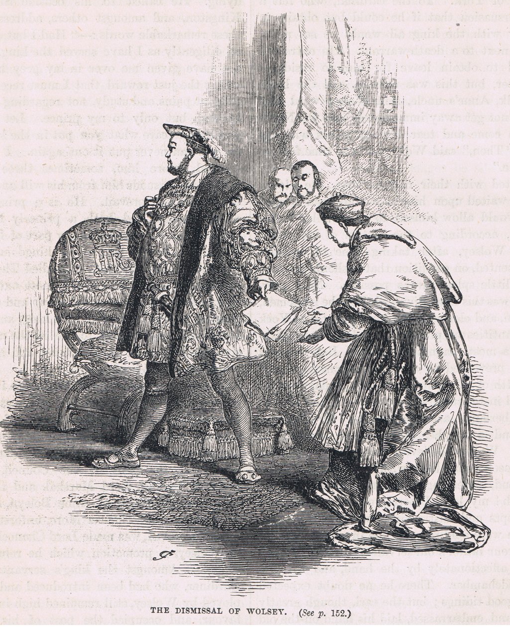 Oppsigelsen av wolsey 1530 av Gordon Frederick Browne