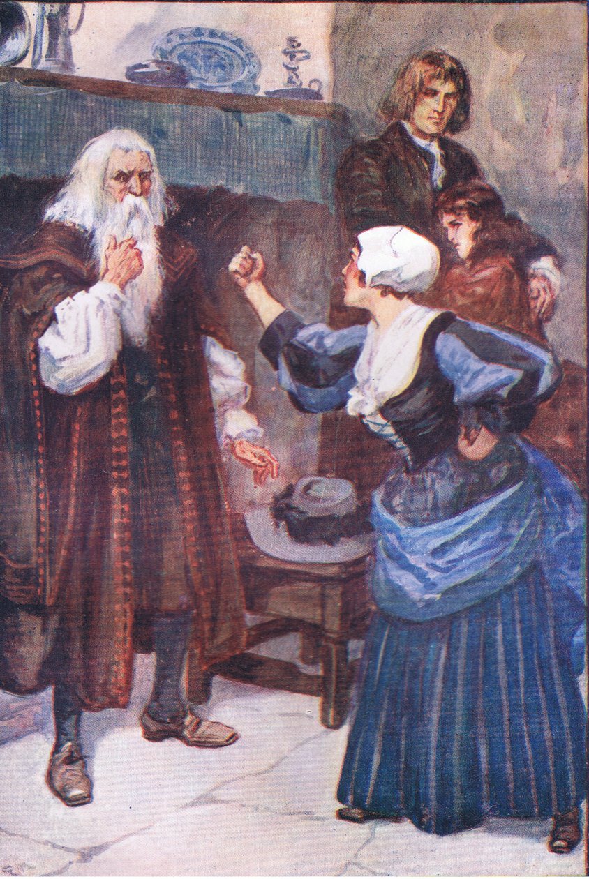 Din gamle skurk gråt min mor, fra Lorna Doone pub.by W & R Chambers Ltd, 1921 av Gordon Frederick Browne