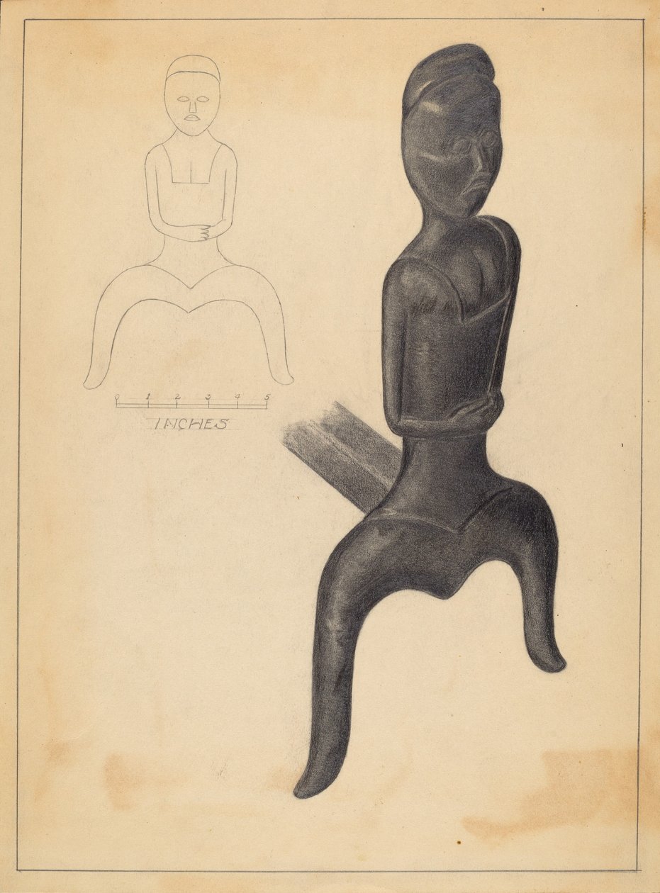 andiron av Gordon Sanborn